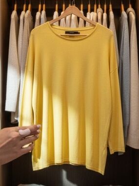 Vero Moda Bright Yellow Crewneck Sweater